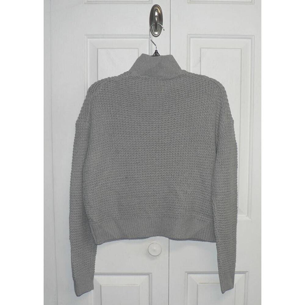 RDI Women's Mock Neck Shaker Knit Pullover Sweater in Granite XSmall MSRP $68 - Picture 4 of 4